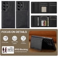 thumbnail image 3 of LC.IMEEKE L5 For Samsung Galaxy S22 Ultra 5G Magnetic Phone Case Leather Back Cover with Detachable, 3 of 5