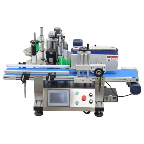 LT-150D Automatic Desktop Round Bottle Can Labeling Machine with Date Printer