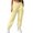 Yellow, variant on Tqcoqu Women's High Waist Elastic Jogger Pants with Cargo Pockets,Solid Casual Sweatpants,2026 Trendy Womens Clothes,Blue Women's S-XXL