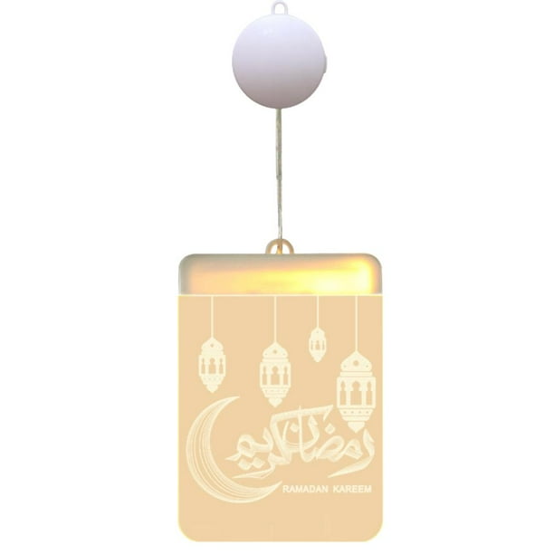 Ramadan Night Light Ramadan Lámpara Decorativa Hermosa Decoración Del Hogar Luces Para Sala De Estar Comedor sonducket HA044393-04