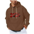 thumbnail image 2 of Ceisia Men's Winter Casual Printed Round Neck Long Gift Sleeve Shirt - Comfortable Daily Outdoor Wear, 2 of 5