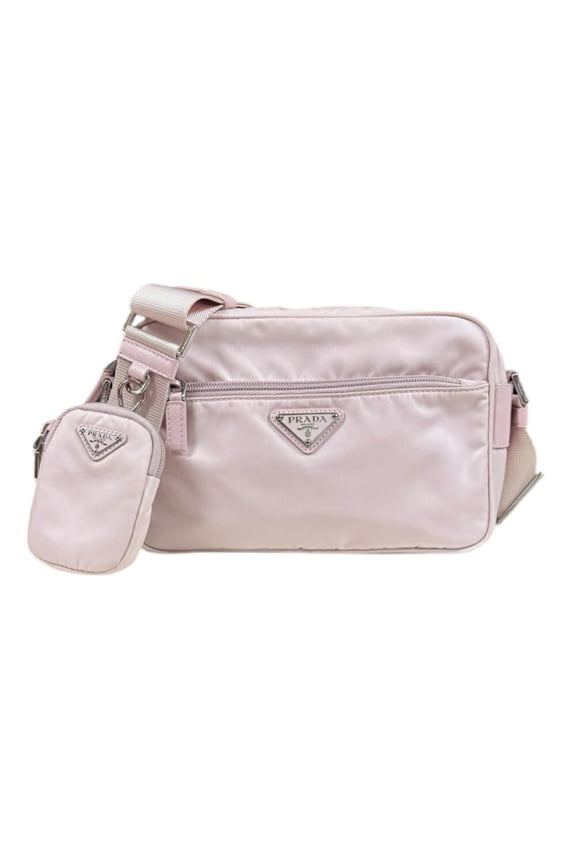 Pre-Owned Prada Shoulder Bag Renylon 1BC167 Pink Women's PRADA (Good)