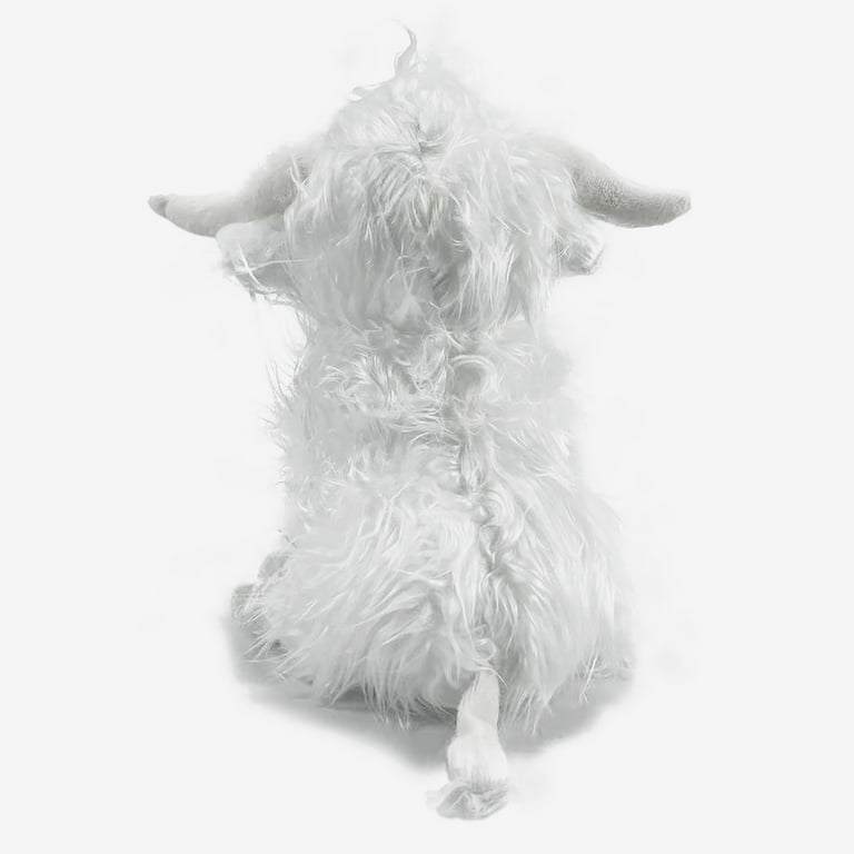 Large white Highland Cow Plush
