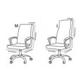 thumbnail image 2 of Office Chair Cover Seat Covers For Gaming Chair Cover Spandex Computer Chair Slipcover For Armchair Protector, 2 of 8