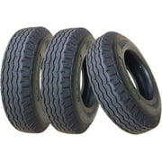 Set 3 ZEEMAX Heavy Duty Trailer Tires 7-14.5 12 Ply Load Range F