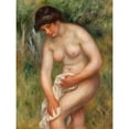 thumbnail image 3 of Renoir, Pierre-Auguste 15x18 Black Modern Framed Museum Art Print Titled - Bather Drying Herself, 3 of 5