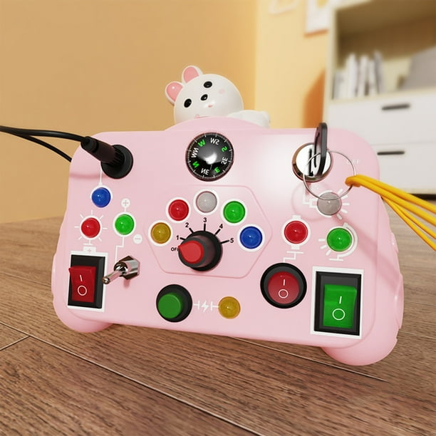 Juguetes Para Niño Máquina de juego interactiva con enchufe para educación temprana, linda mascota ocupada Juguetes Para Bebe 1 Año