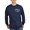 Navy, variant on CafePress - Silver 13.1 Half Marathon Long Sleeve Dark T Shirt - Long Sleeve Dark T-Shirt