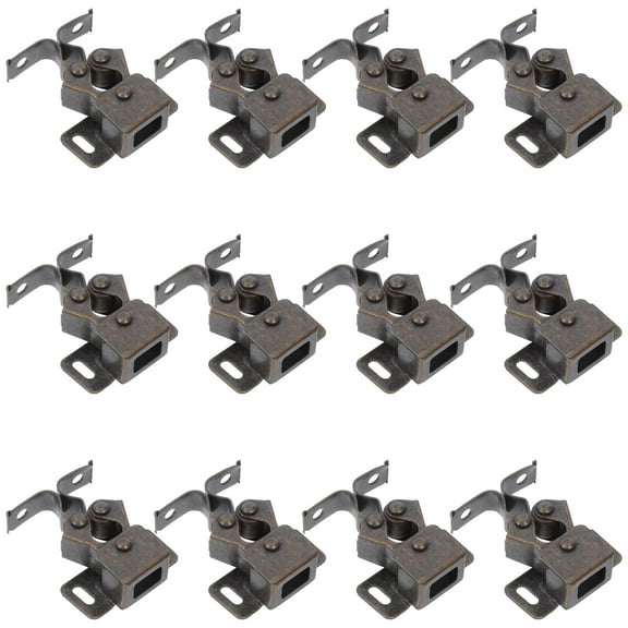 Worgeous Ball Latch Double Roller Ball Catch Cold Rolled Steel DIY Enthusiasts Home Use 12 Sets