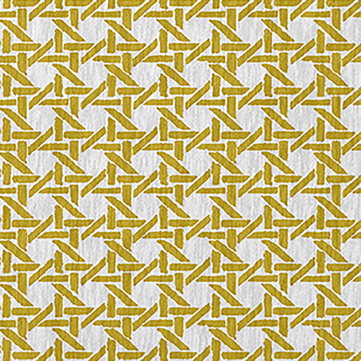 Simply Daisy 4' x 6' Mustard Rattan Geometric Rug