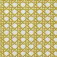 thumbnail image 2 of Simply Daisy 3' x 5' Mustard Rattan Geometric Rug, 2 of 5