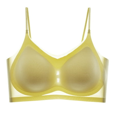 Women s Supportive Bras for Women Women s Comfortable Sexy Thin Silk Beautiful Back Seamless Sagging Sports Bra