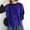 004 Blue, variant on Women's Solid Sleeveless Crewneck Sweater Vest Trendy Ribbed Knit Pullover Loose Fit Split Hem Tops