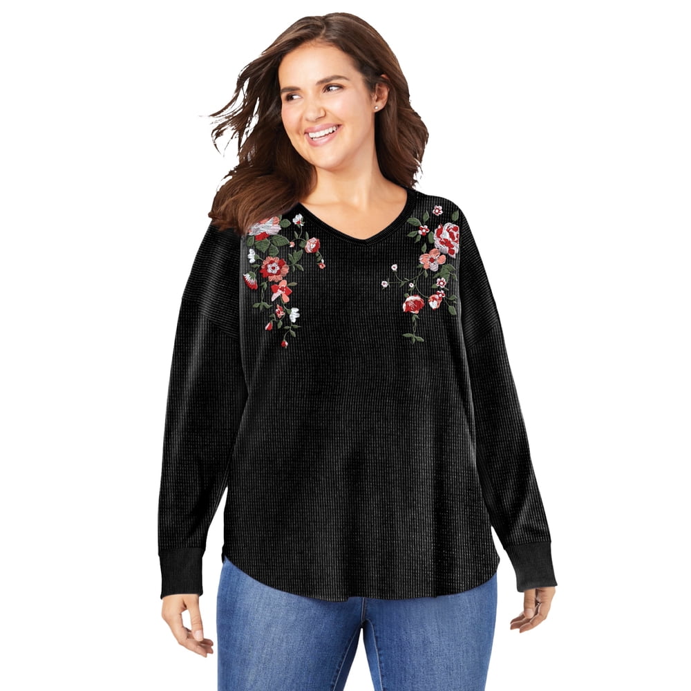 women's plus size thermal shirts