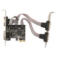 thumbnail image 2 of Tarjeta Adaptadora Serie PCI Express RS232 De 4 Puertos, Confiabilidad De PCB De Alta Velocidad PCIE A Tarjeta De Expansión Serie RS232 De 4 Puertos TXB071 Para Control Industrial, 2 of 8