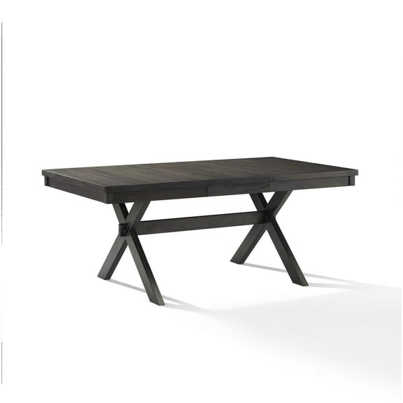 Dining Table with Leaf - Expandable Rectangular Table - Seats 6