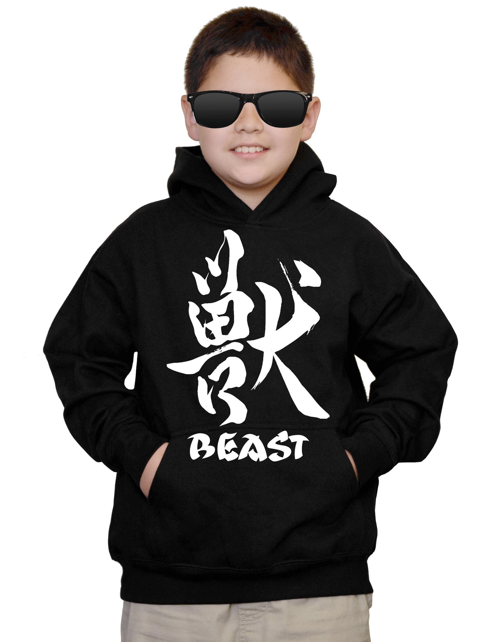 beast in black hoodie