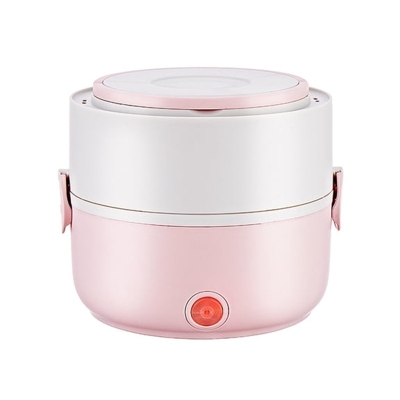Hiroekza Lunch Box Food Warmer Heated Lunch Boxes For Adults Portable Stainless Steel Thermal Insulated For Car/Truck/Travel/Office/Work/Home Rice Noddles