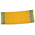 thumbnail image 4 of Canary Yellow Woollen Scarves for Women with Simple Chic Floral Prints Accessory for Fall/Winter, 4 of 4