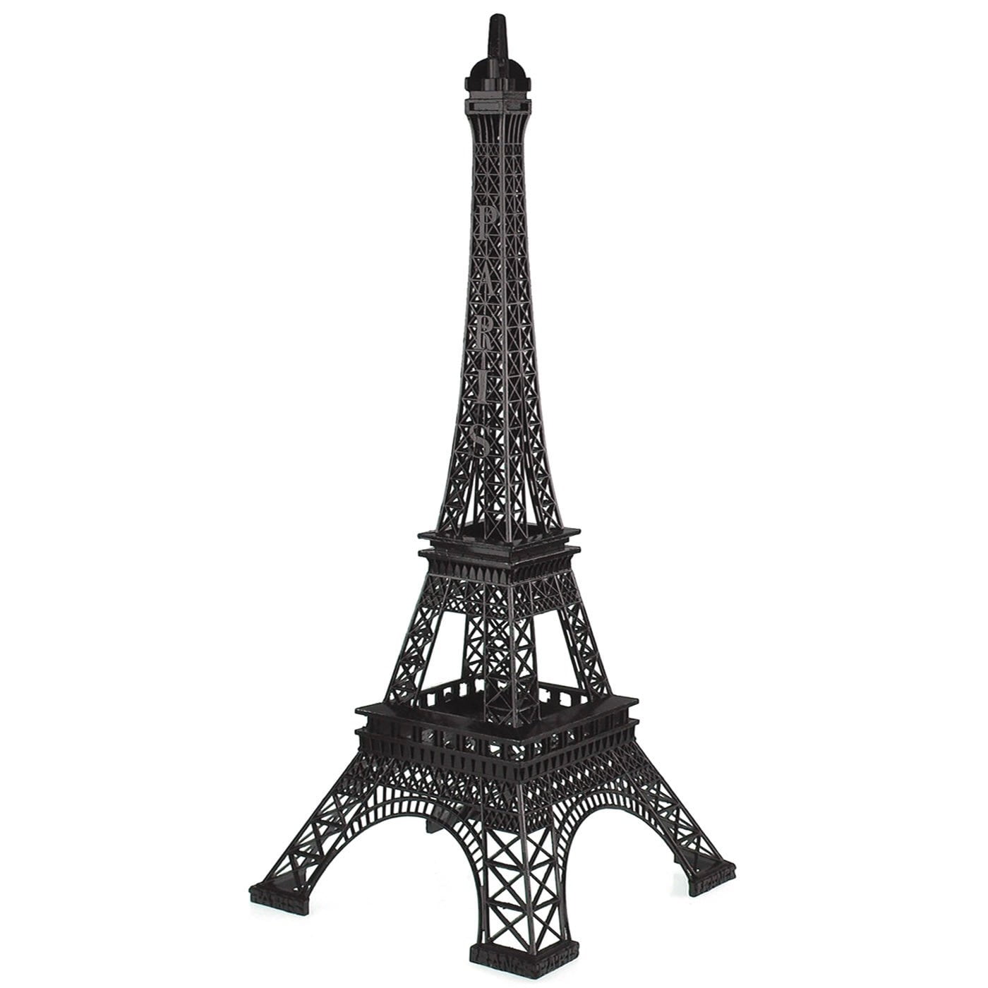 Metal Eiffel Tower Paris France Souvenir, 20-inch, Black - Walmart.com