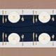 thumbnail image 3 of Camino de mesa de gasa azul marino 27.5" x 118" Camino de mesa ligero y elegante Camino de mesa romántico y transparente, 3 of 7