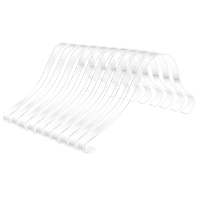 CIMAXIC 10pcs High Heels Support Rack Shoe Holder Women Shoe Display Rack Acrylic Shoes Sandals Display Support,9.25"X4.72"X0.79"