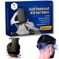 thumbnail image 1 of Kit de corte de pelo disponible las 24 horas del día, 7 días a la semana, guía de autocorte para hombre con escote, 1 of 9