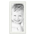 thumbnail image 2 of ArtToFrames 17" x 38" Majestic White Picture Frame, 17x38 inch Silver Wood Poster Frame (WOM-5198),  Pack, 2 of 7