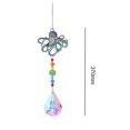 thumbnail image 3 of Carillones de viento de cristal metálico, accesorios para coche, colgantes para sala de estar (pulpo), 3 of 7