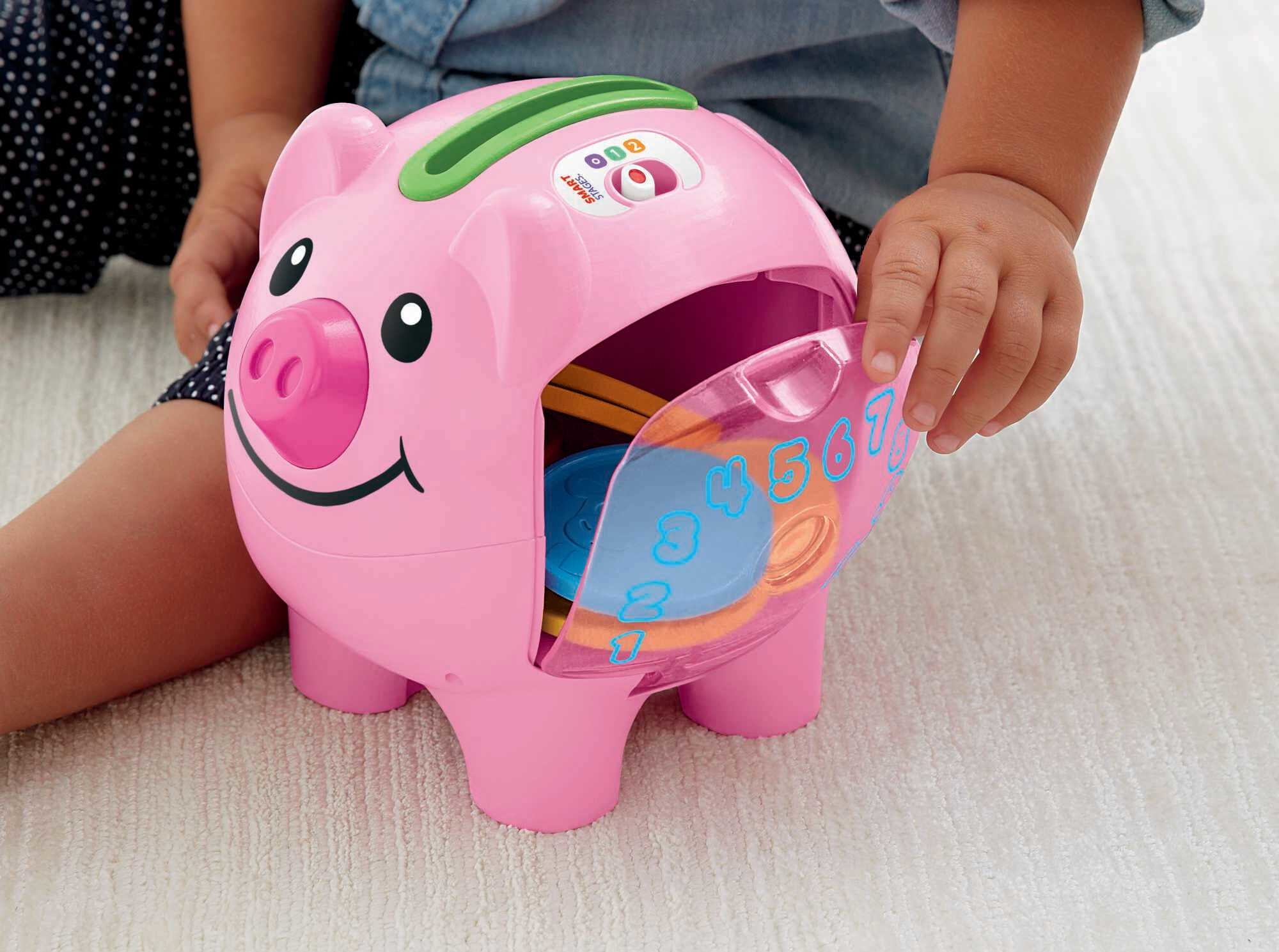 Fisher-Price Laugh & Learn Count & Learn Bilingual Piggy Bank