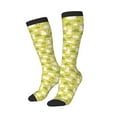 thumbnail image 2 of Fotbe Easter Bunny print Women's Men's Novelty Crew Socks Cotton Socks Knee High Socks for Walking,Running,Nurses,Pregnancy, 2 of 8