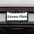 thumbnail image 7 of Ginkgo biloba Leaves License Plate Prame Aluminum Rust-Proof Auto Parts License Plate Decorative Screws Fit Standard 2 Holes 1 U.S. License Plate, 12.2x 6.3 Inch, 7 of 7