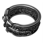 Yaoping New Unique Creative Totem Retro Ring Fashion Exquisite Scorpion Jewelry Scorpion Women Ring Amulet Totem Scorpion Stainless steel Men's Ring Gift Jewelry