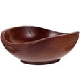 thumbnail image 2 of Wood Salad Bowl Wood Fruit Bowl 1 Set Decorative Snack Dish Home Supplies, 2 of 5