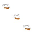 thumbnail image 4 of Qarigey Lindo anillo de ansiedad portátil anillos con cuentas ajustable ligero apertura dedo anillo joyería para mujeres niñas naranja Type1 NO1 Qarigey CBP586055, 4 of 6