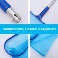 thumbnail image 4 of FONDOTIN 1 Pc Pool Cleaning Tool Aluminium Alloy Blue Rectangular Expandable Rod, 4 of 5