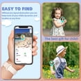 thumbnail image 4 of YUNOVA AirTag Wristband for Kids, IPX8 Waterproof Silicone Strap with Magnetic Clasp, Adjustable Hidden Holder Compatible with Apple AirTag Tracker for Child Teen Swimming, 4 of 7