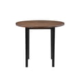 thumbnail image 2 of Benjara Jeremy 42" 5 PC Round Counter Table Set with Fabric Seat- Brown & Black, 2 of 5