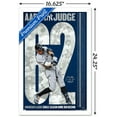 thumbnail image 3 of MLB New York Yankees - Aaron Judge 2022 AL Single-Season Home Run Record Wall Poster, 14.725" x 22.375" Framed, 3 of 6