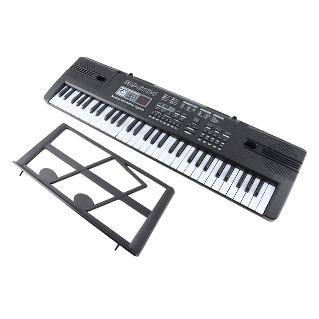 Mini Teclado Digital De 61 Teclas Con Micrófono Para Niños, Principiantes, Tocar Música, Estimular El Interés, Desarrollar La Escucha, 16 Timbres, 8 Sonidos De Batería, 10