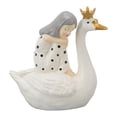 thumbnail image 1 of Adorno de resina de niña cisne, adorno de escritorio estable y exquisito, para decoración del hogar, dormitorio y sala de estar, 1 of 5