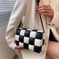 thumbnail image 2 of Women Small Shoulder Bag Woven Crossbody Handbag Purse Black, 2 of 6