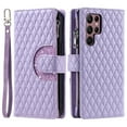 thumbnail image 2 of for Samsung Galaxy S25 Ultra Wallet Case with Card Holder & Kickstand & Wrist Strap, Flip Folio Book Style PU Leather Protective Cover with Crossbody Strap for Samsung Galaxy S25 Ultra, Purple, 2 of 12