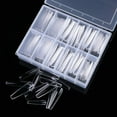 thumbnail image 4 of Clear and Natural Nail Tips, 480pcs XL Acrylic Nail Tips Extra Long Nail Tips, Ballerina Full Cover Long Nails with 4pcs Nail Files, 1pcs Acrylic Nail Clipper, 4 of 7