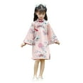 thumbnail image 3 of EnJoCho Kids' Qipao Cute Princess Dress Toddler Dress Long Sleeve Cheongsam Performance Spring Autumn Girls Retro Tang Dress Girl Ethnic Style Hanfu Dress, 3 of 9