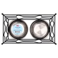 thumbnail image 6 of Vibrant Life Small 1.5-Cup Elevated Pet Double Diner, Silver, 6 of 7