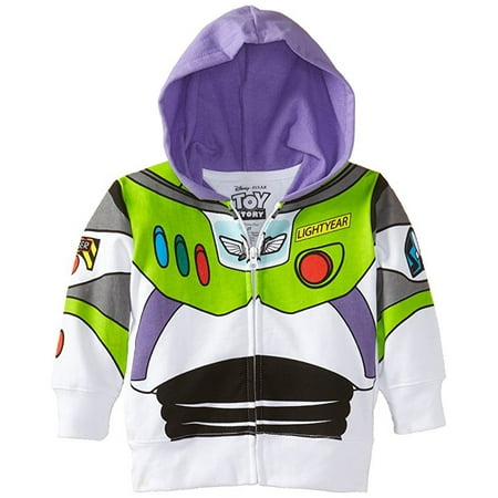 Buzz Lightyear Costume Zip-Up Hoodie Sweatshirt (Toddler Boys)