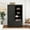 Black, variant on MDQMD Modern Brown Wardrobe Armoire for Bedroom,Wooden Farmhouse Closet Cabinet,Freestanding Wardrobe with Sliding Door and 4 Drawers for Bedroom