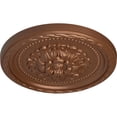 thumbnail image 3 of Ekena Millwork 11 1/2"OD x 1"P Palmetto Ceiling Medallion, Hand-Painted Polished Copper, 3 of 7