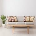 thumbnail image 4 of Ambesonne Floral Throw Pillow Cover 4 Pack, Spring Blossom Orchard, 20", Sand Brown Pale Pink, 4 of 7